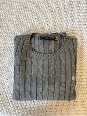 Ralph Lauren Polo Women’s Cotton Crew Neck Cable knit Sweater NWOT Size XXL